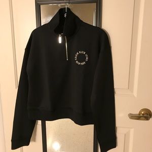 Calvin Klein logo zip up jacket
